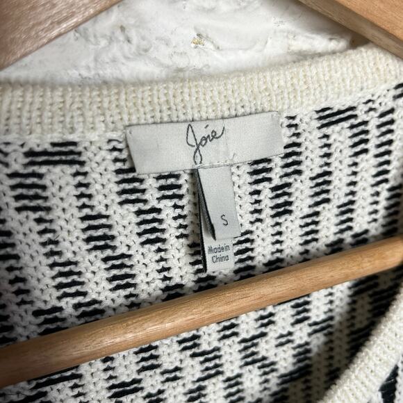 Joie Women's Linen Cotton Blend Knit Jacolyn Zip Up Sweater Blazer Size Small - Picture 4 of 7